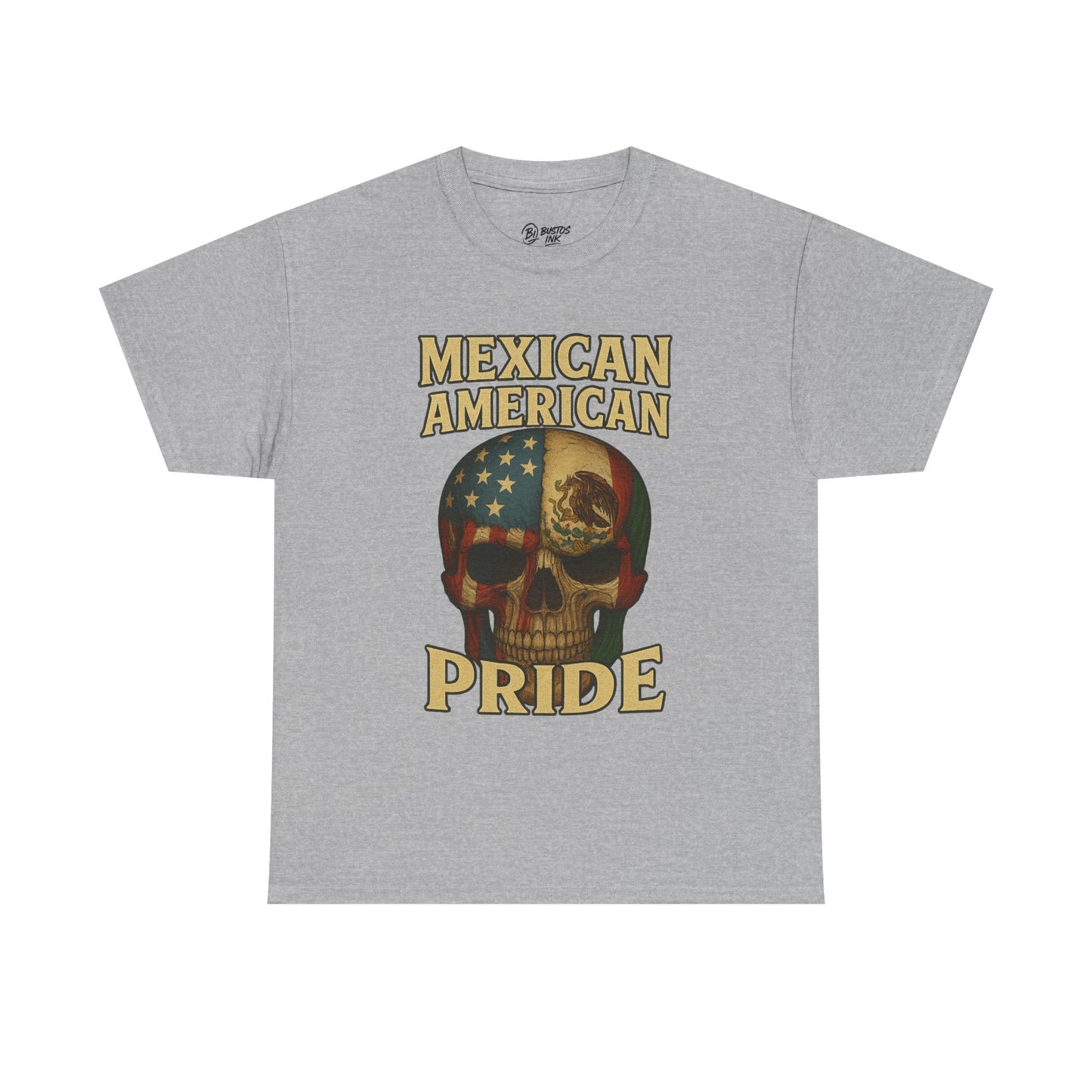 Mexican American Pride Tee, Unisex Heavy Cotton Tee for Celebrating Culture, Casual Everyday Wear, Gift for Holidays, Includes Unique [...]