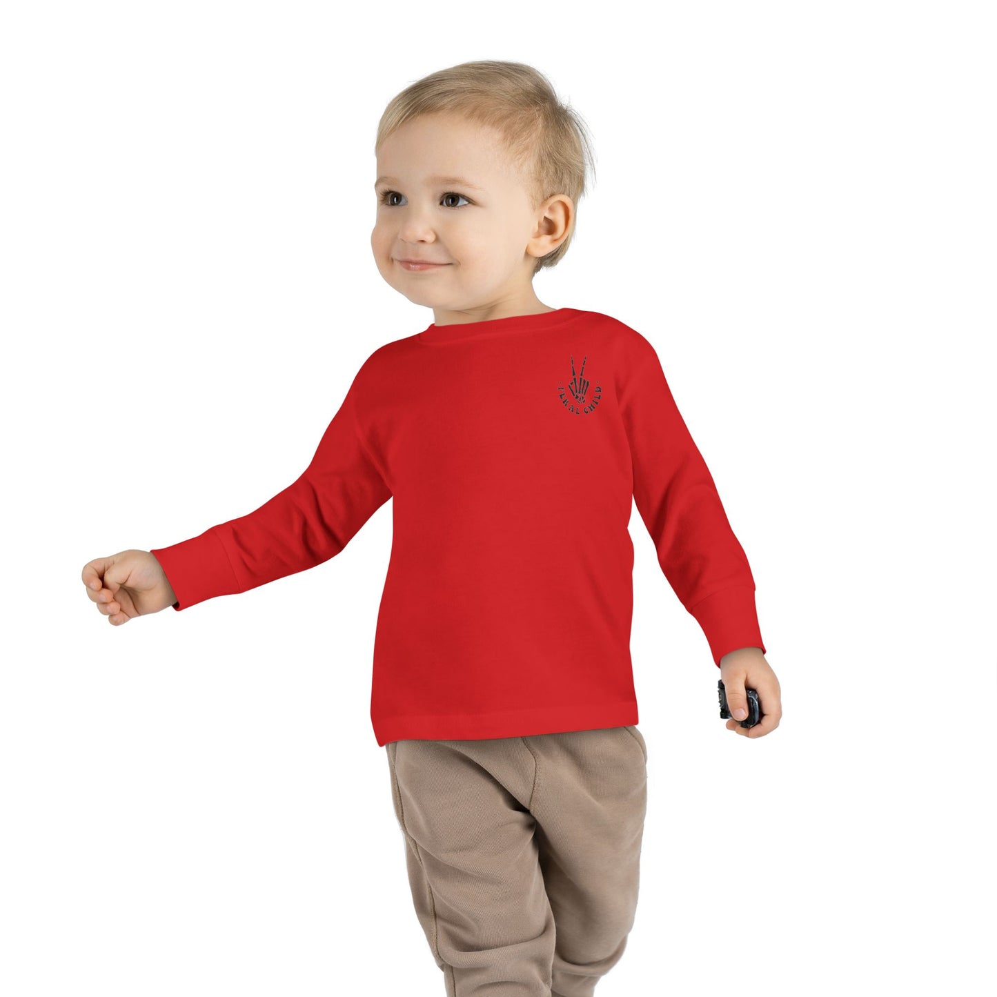 Somebody's Feral Child Toddler Long Sleeve Tee