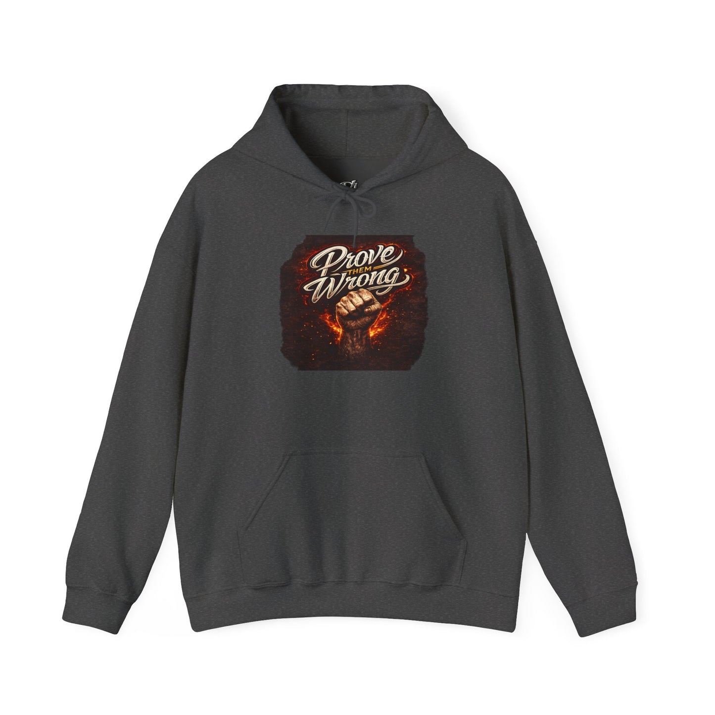 Prove them Wrong Hoodie — Motivational Vintage Fire Graphic Sweatshirt