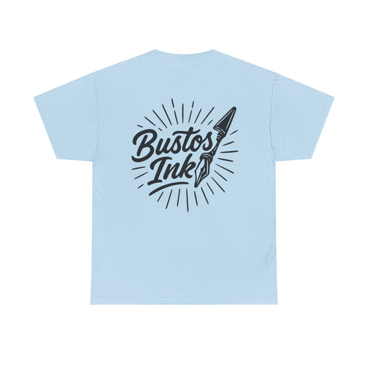 Bustos Ink Unisex Tee - Comfortable Cotton Shirt for Creative Souls, Perfect Gift for Artists, Casual Wear, Art Enthusiasts, Unique Style