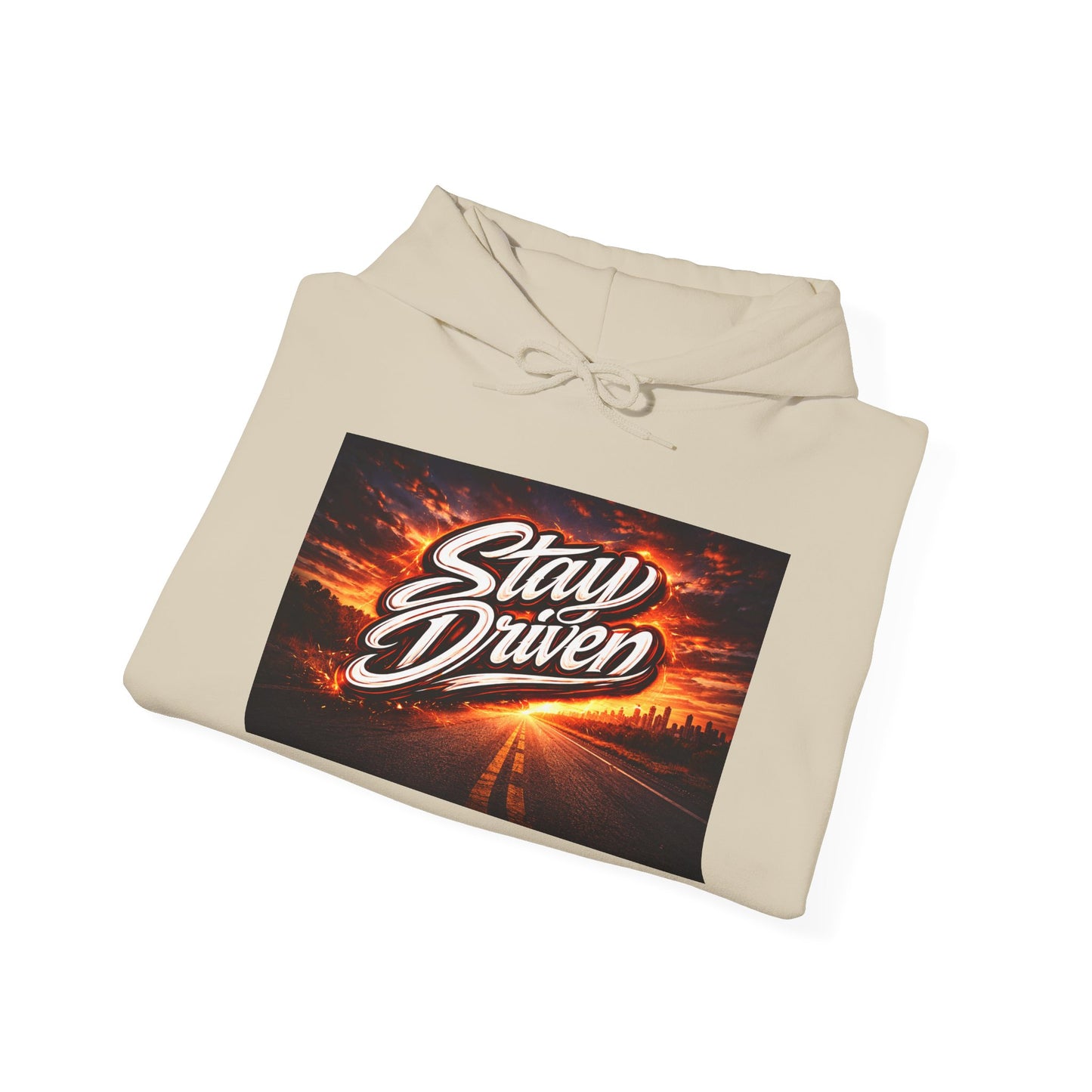 Stay Driven Hoodie – Motivational Road Trip Pullover