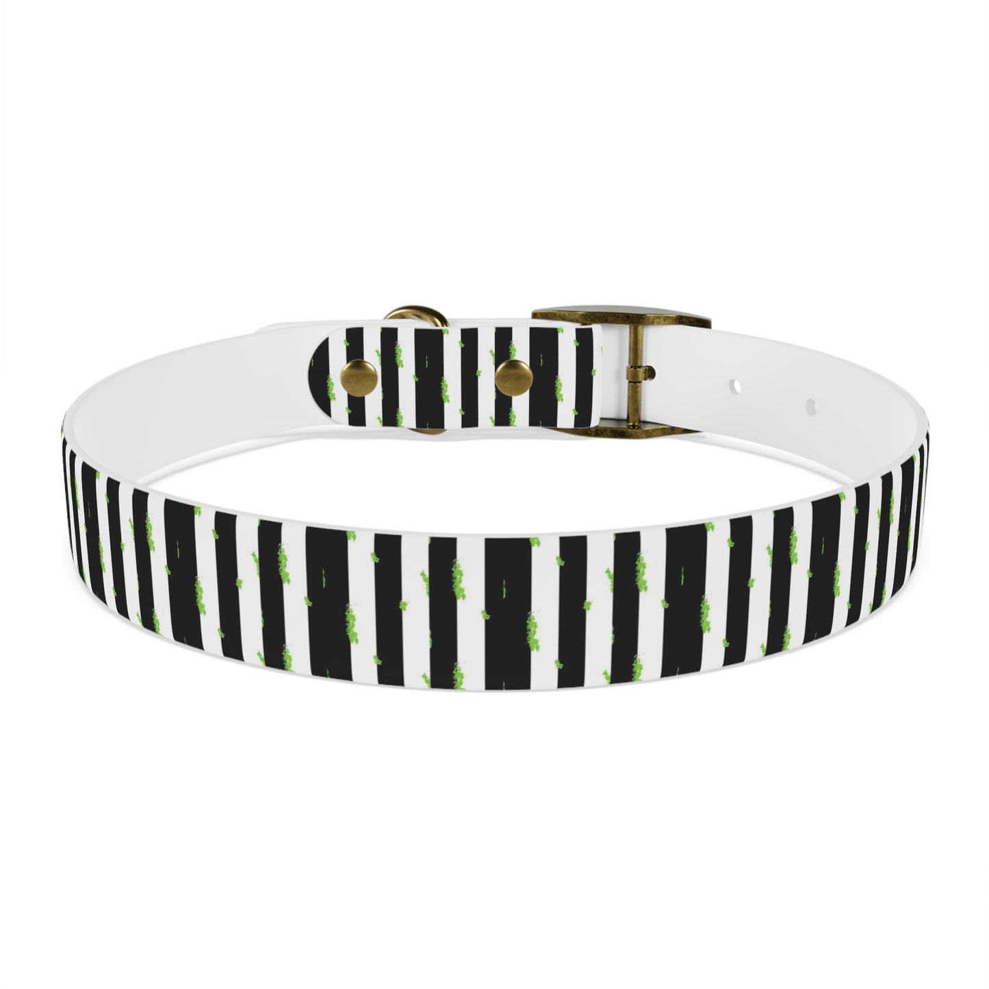 Beetlejuice Style Dog Collar