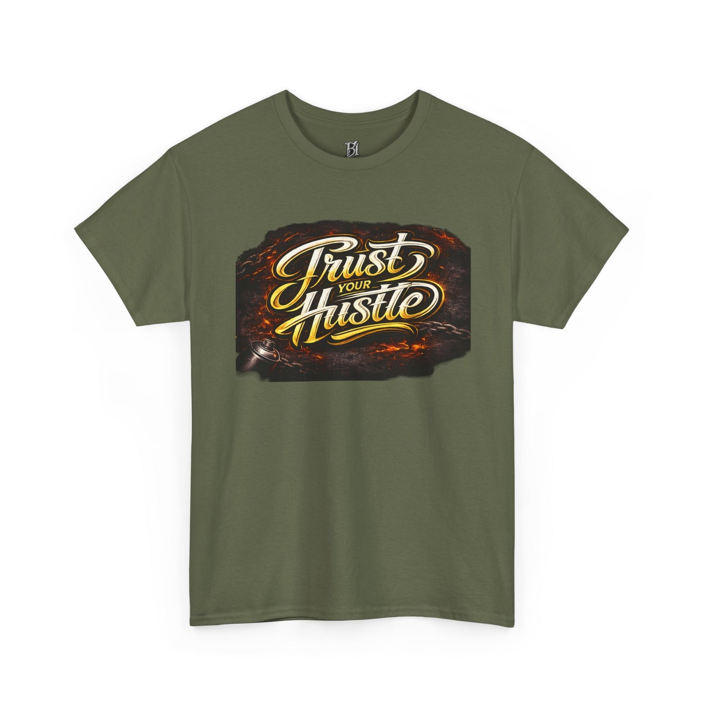 Trust Your Hustle T-Shirt — Motivational Retro Graphic Tee for Entrepreneurs & Creatives