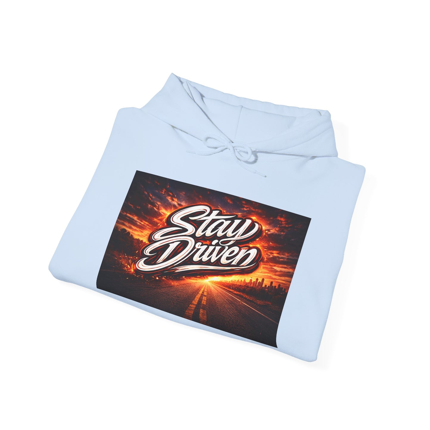Stay Driven Hoodie – Motivational Road Trip Pullover