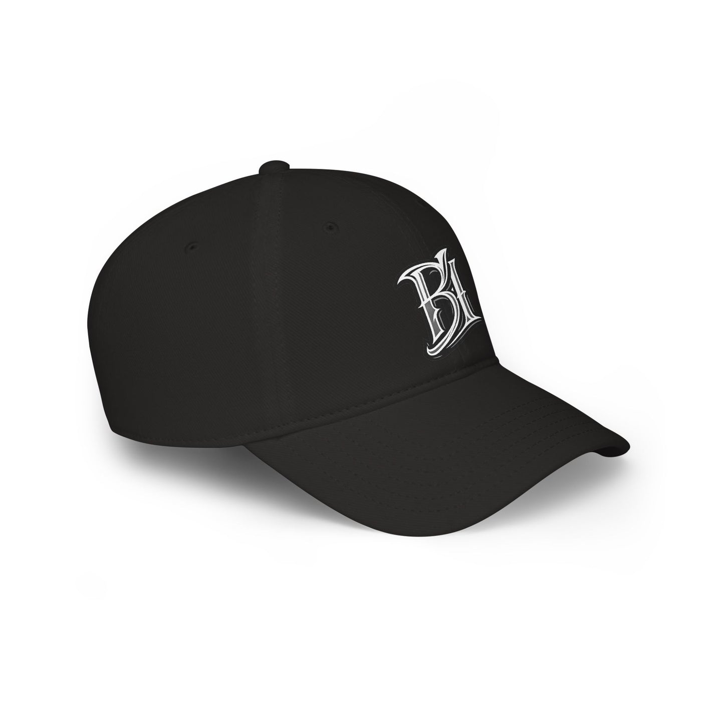 Embroidered 'B1' Low‑Profile Baseball Cap – Vintage Script Logo Hat