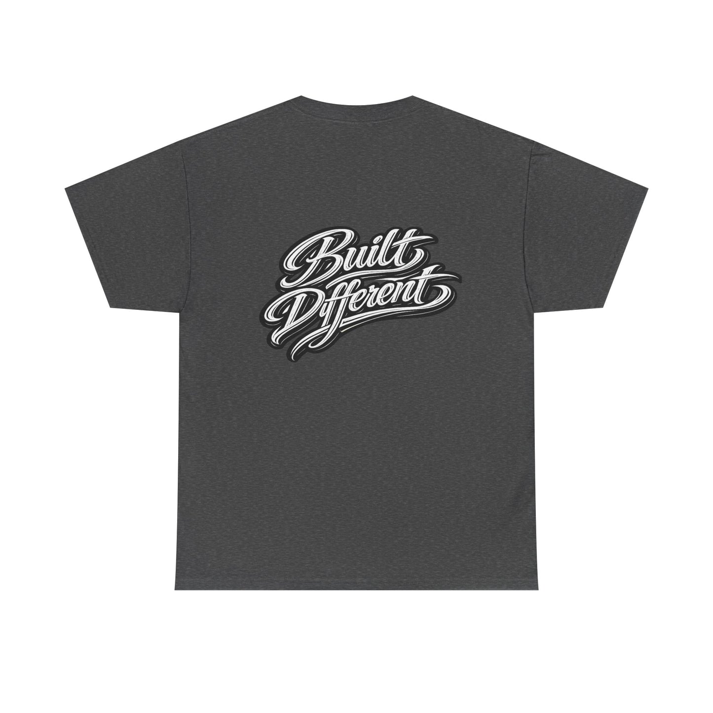 Built Different Tee — Graphic Motivational Crewneck T‑Shirt