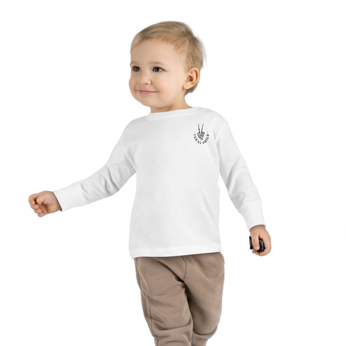 Somebody's Feral Child Toddler Long Sleeve Tee