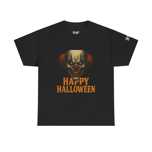 Halloween Clown Tee - Unisex Cotton Shirt for Spooky Season, Halloween Costume, Trick or Treat, Horror Lover Gift, Scary Graphic T-Shirt