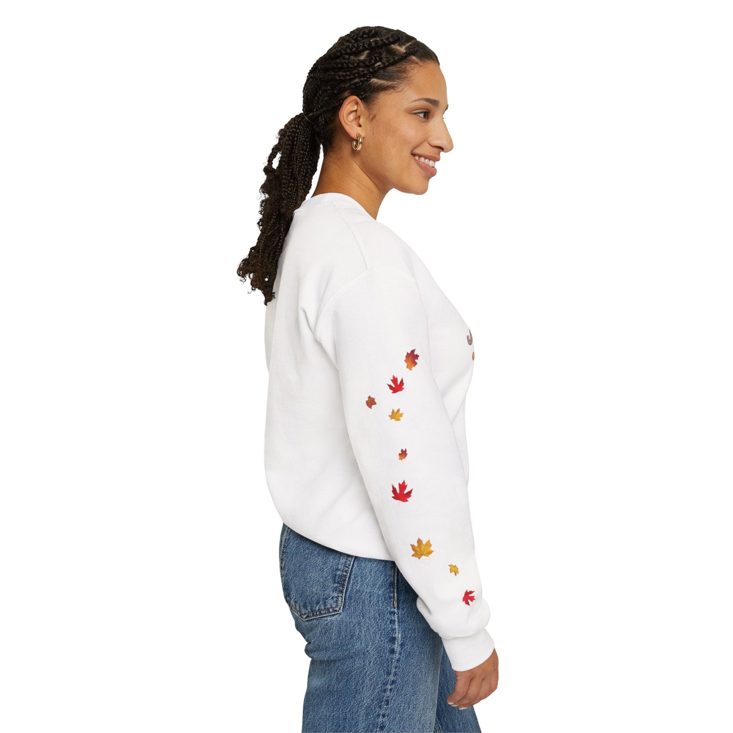 Cozy Fall Sweatshirt, Just a Girl Who Loves Fall, Comfy Crewneck Sweatshirt