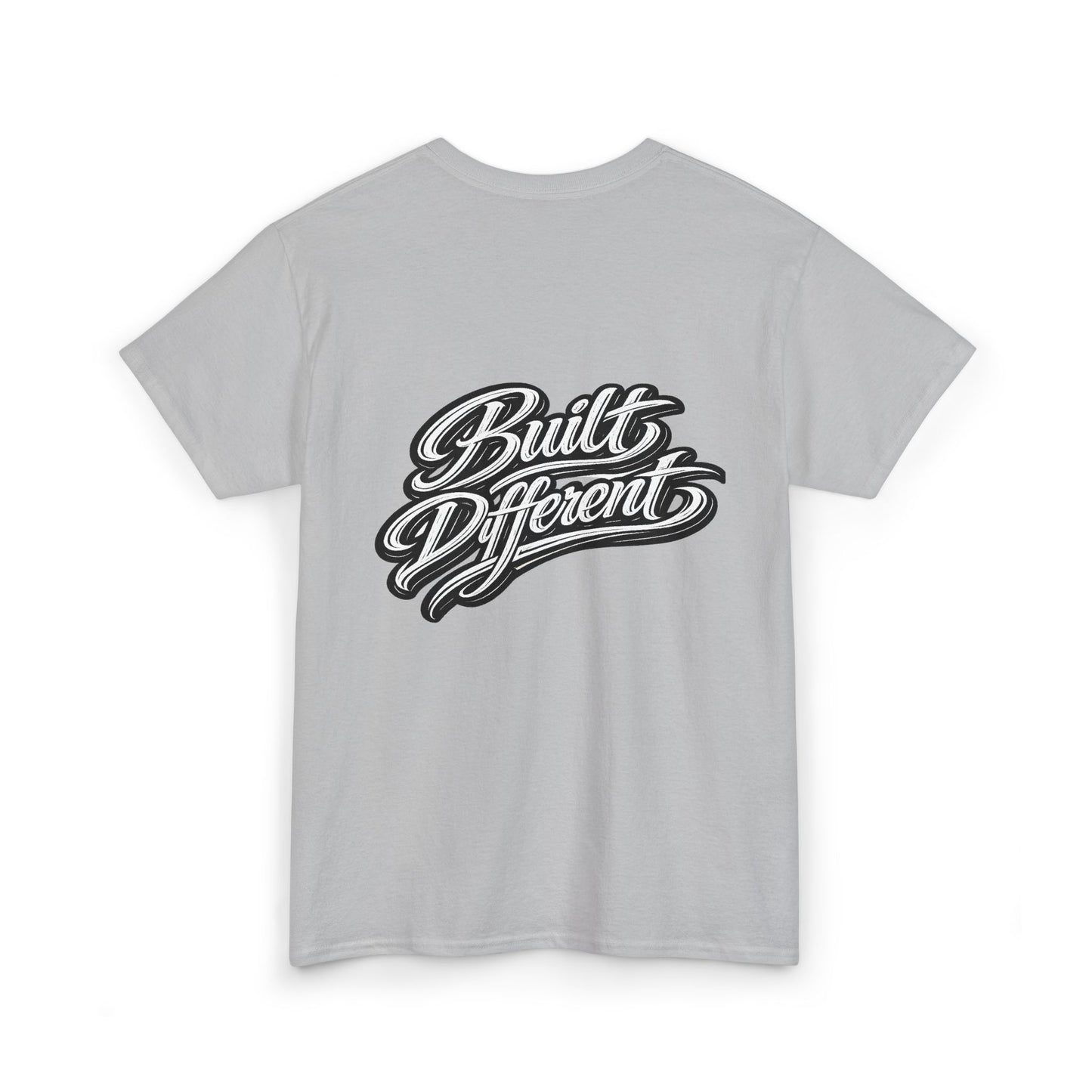 Built Different Tee — Graphic Motivational Crewneck T‑Shirt