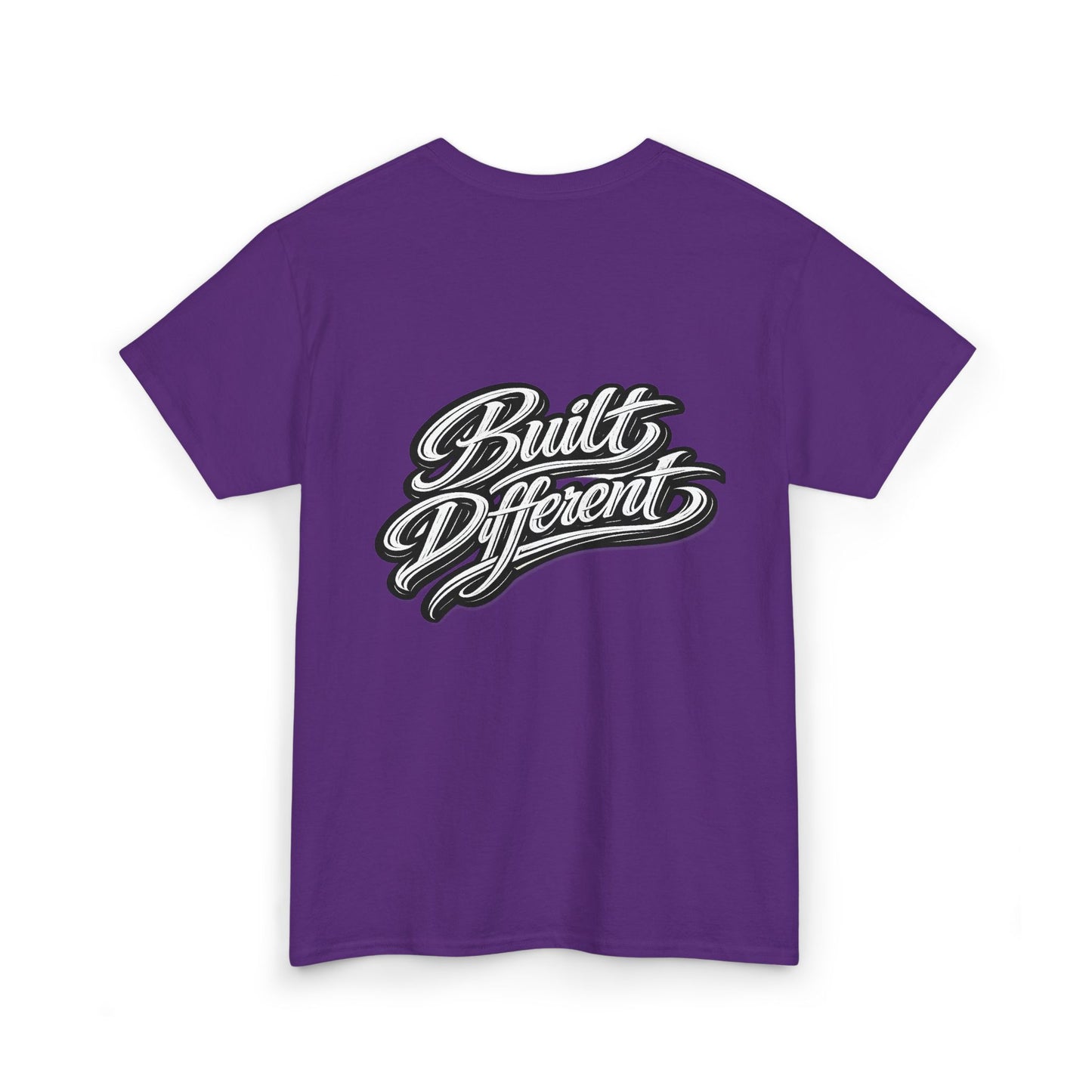Built Different Tee — Graphic Motivational Crewneck T‑Shirt