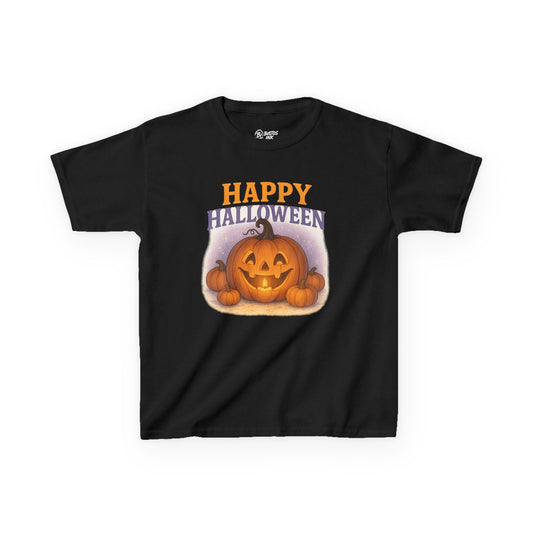 Kids Halloween Pumpkin Tee, Spooky T-Shirt for Kids, Fall Festival Clothes, Trick or Treat Shirt, Halloween Costume Tee