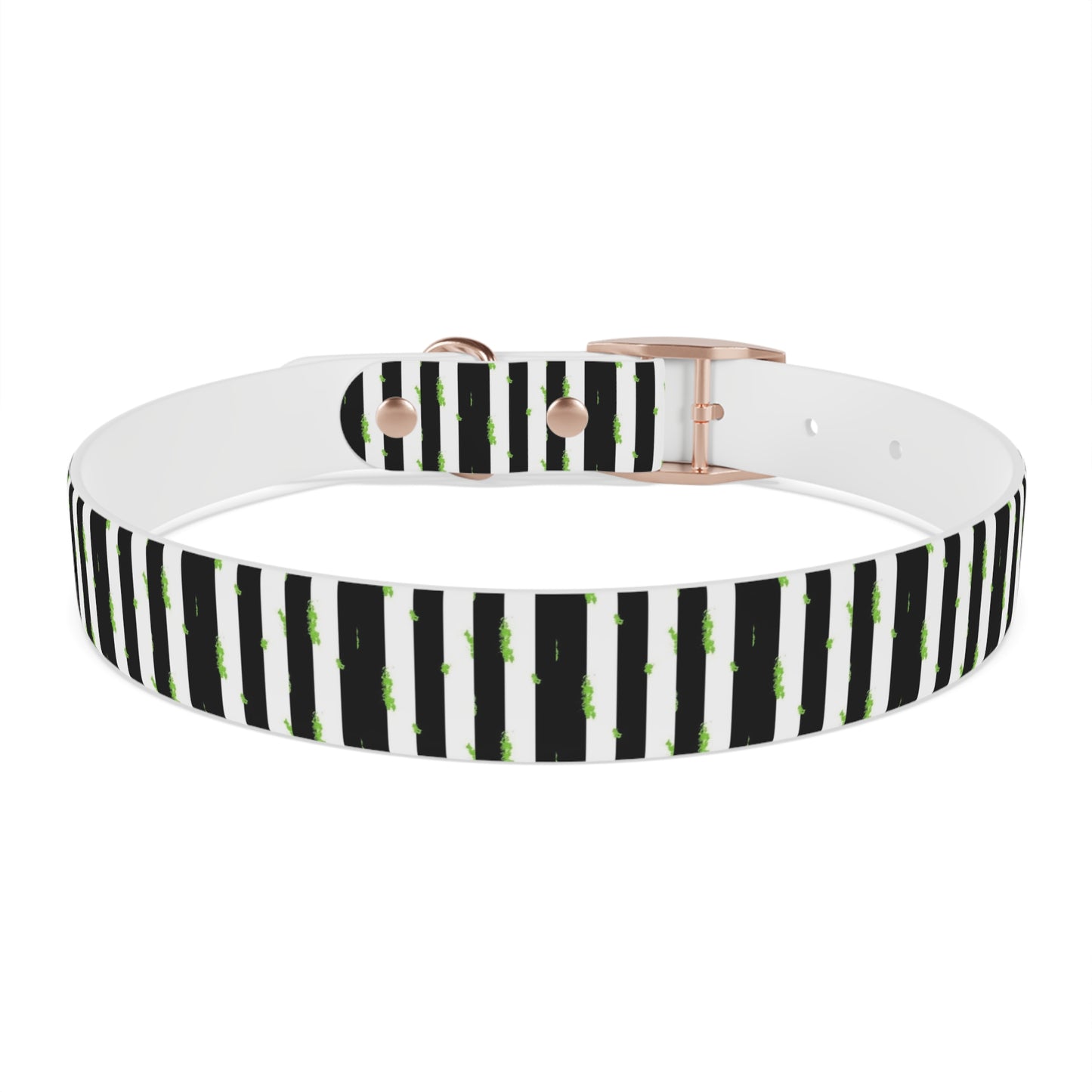 Beetlejuice Style Dog Collar