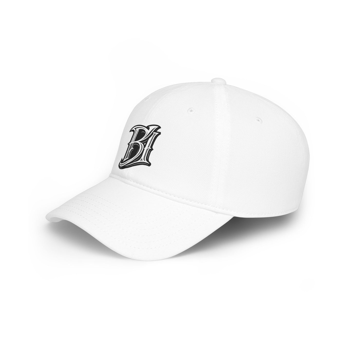 Embroidered 'B1' Low‑Profile Baseball Cap – Vintage Script Logo Hat