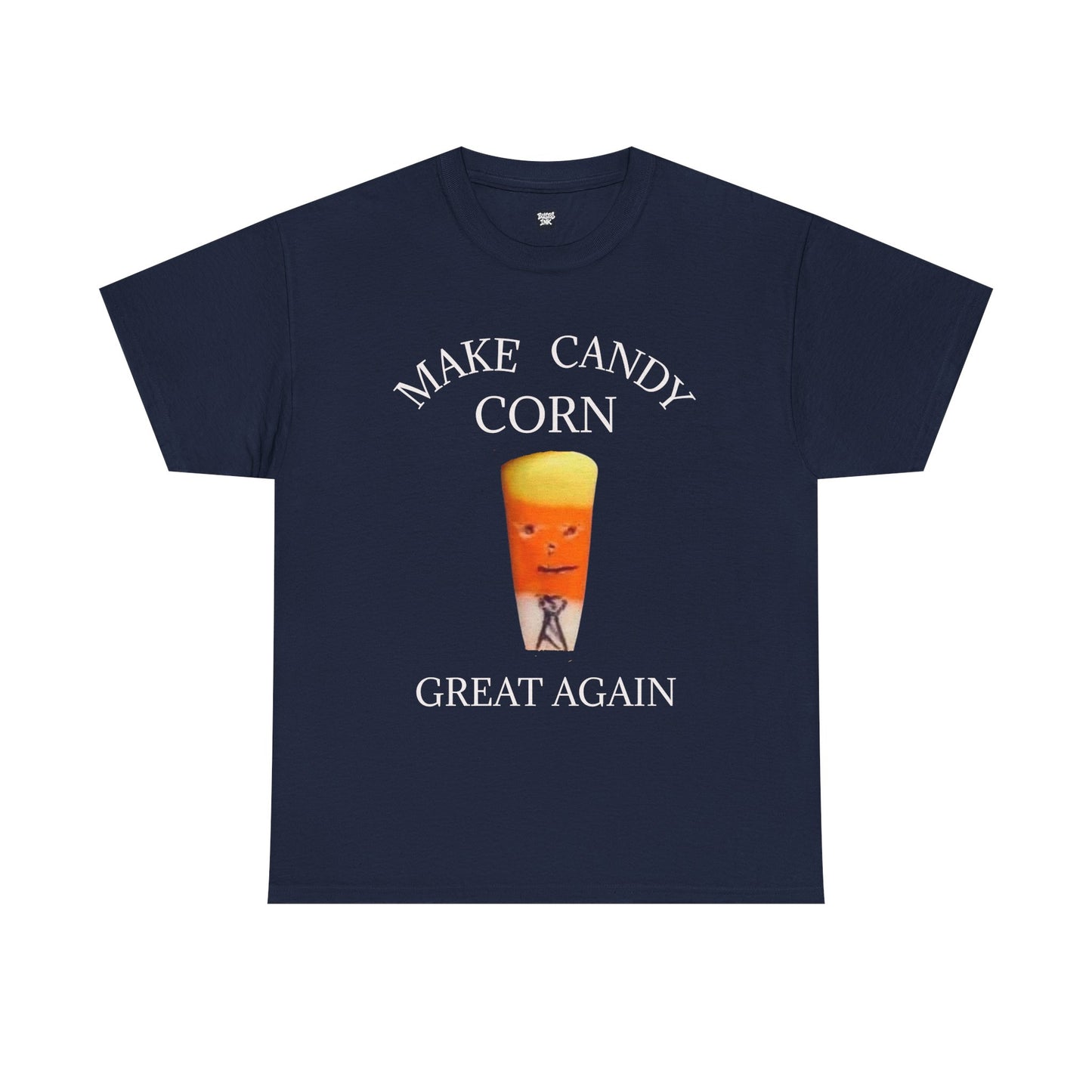 Halloween Tee, Funny Candy Corn Unisex Heavy Cotton T-Shirt