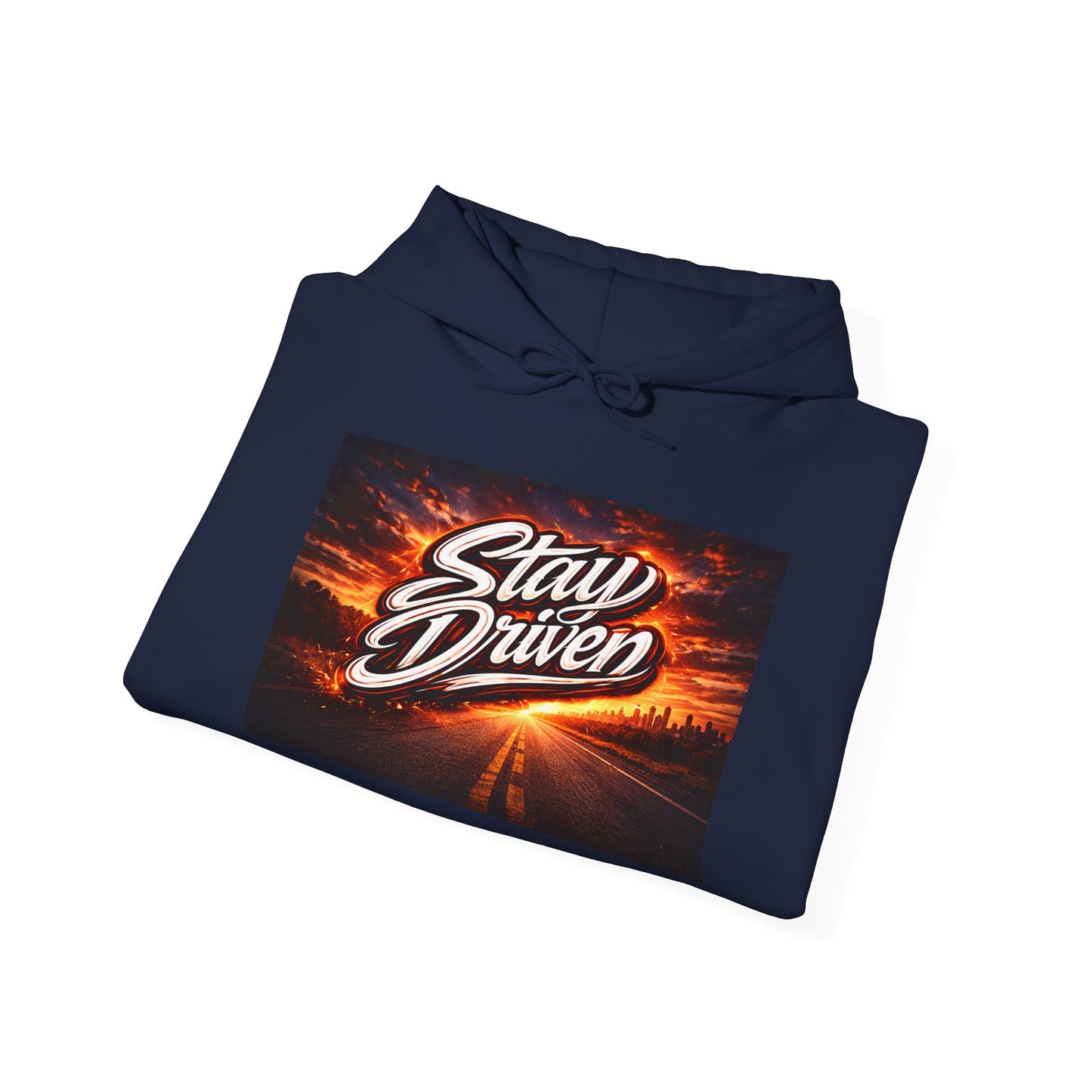 Stay Driven Hoodie – Motivational Road Trip Pullover