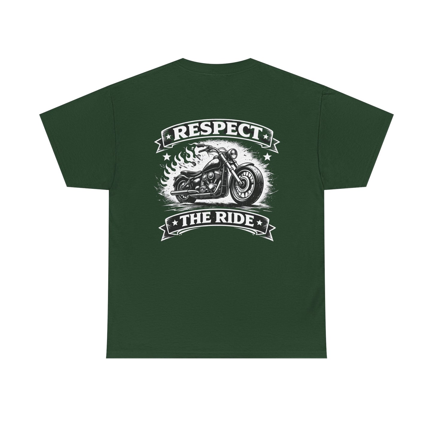 Respect The Ride Motorcycle T‑Shirt — Biker Vintage Chopper Tee