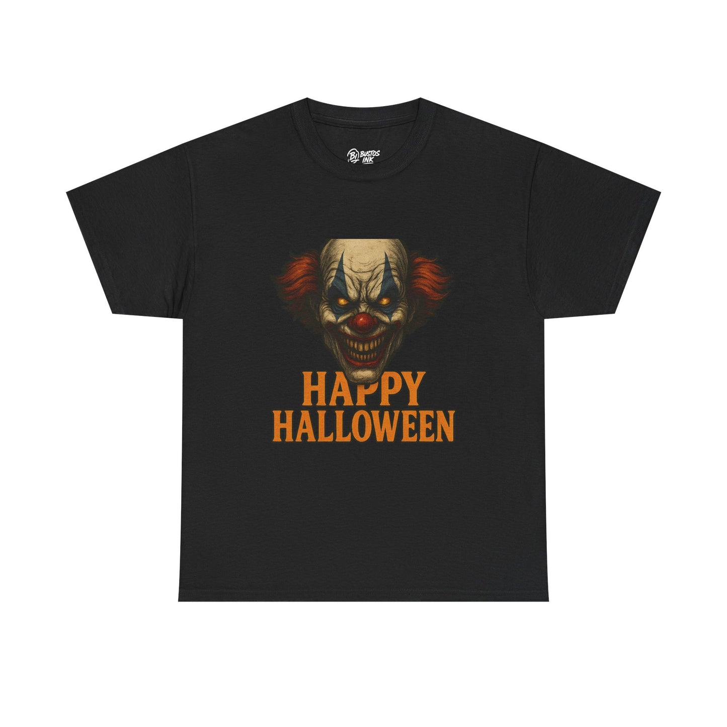 Halloween Clown Tee - Unisex Cotton Shirt for Spooky Season, Halloween Costume, Trick or Treat, Horror Lover Gift, Scary Graphic T-Shirt
