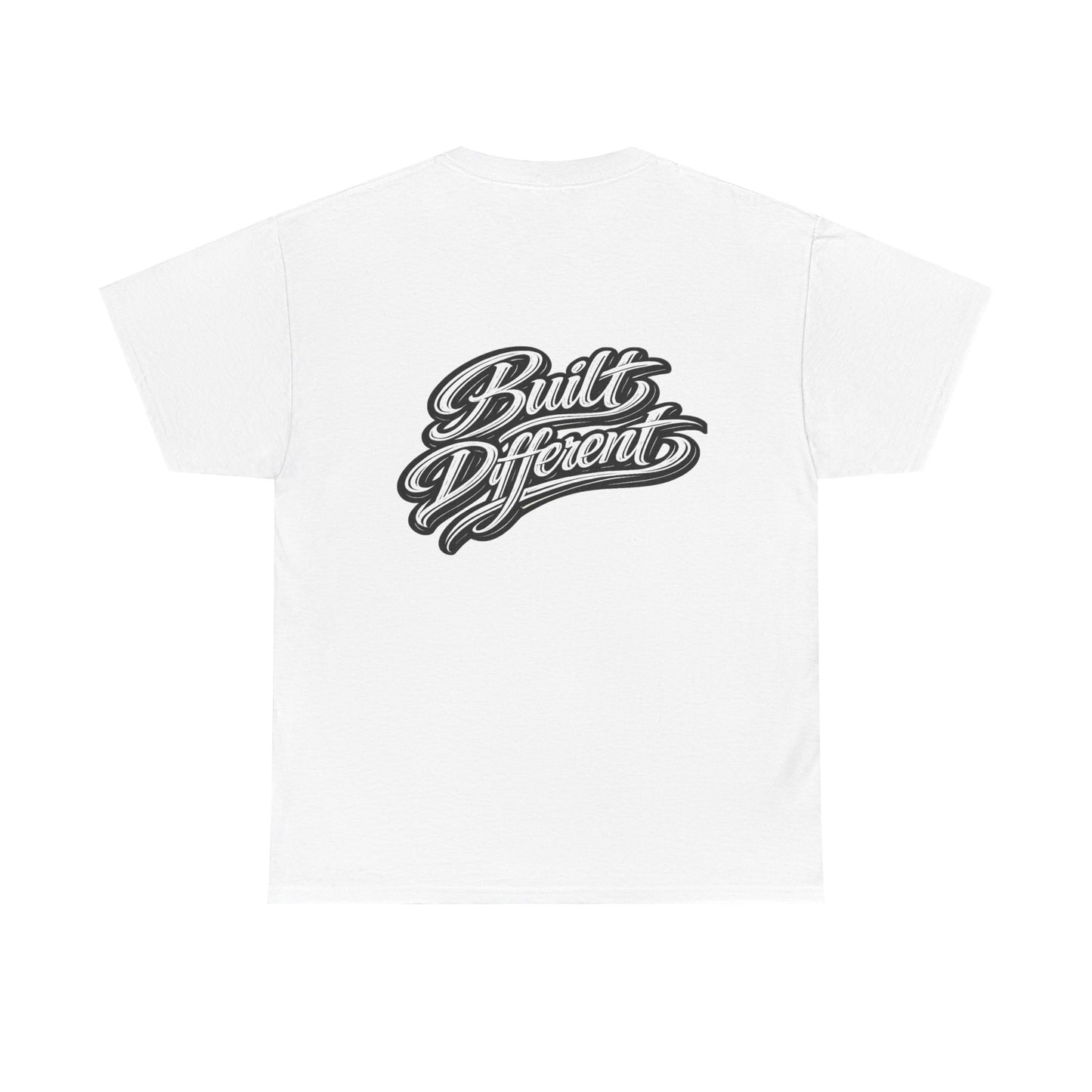 Built Different Tee — Graphic Motivational Crewneck T‑Shirt