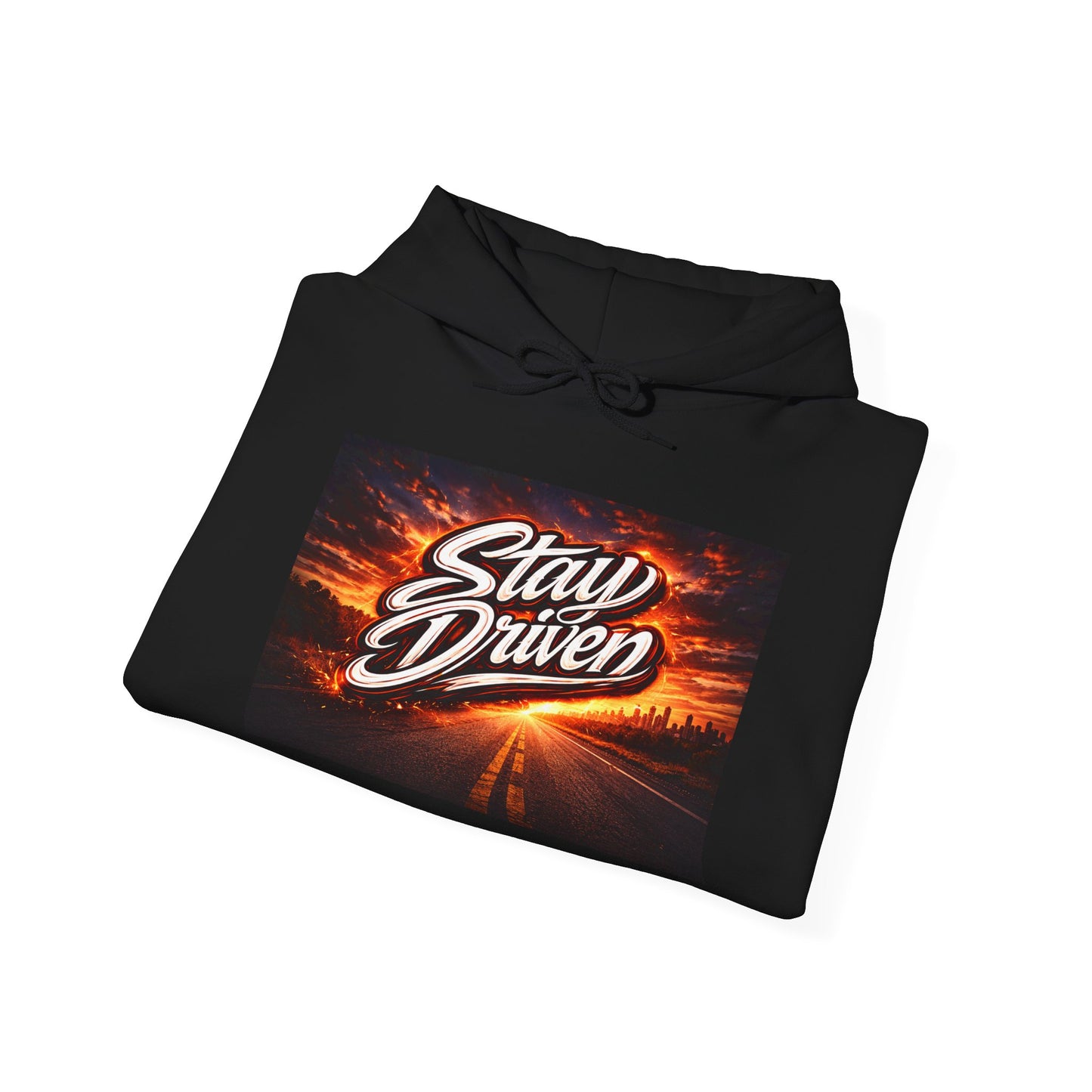 Stay Driven Hoodie – Motivational Road Trip Pullover