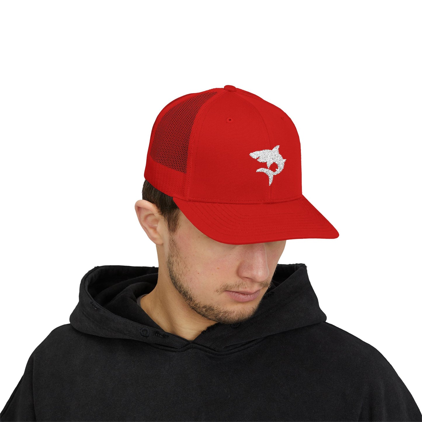 Shark Embroidered Cap
