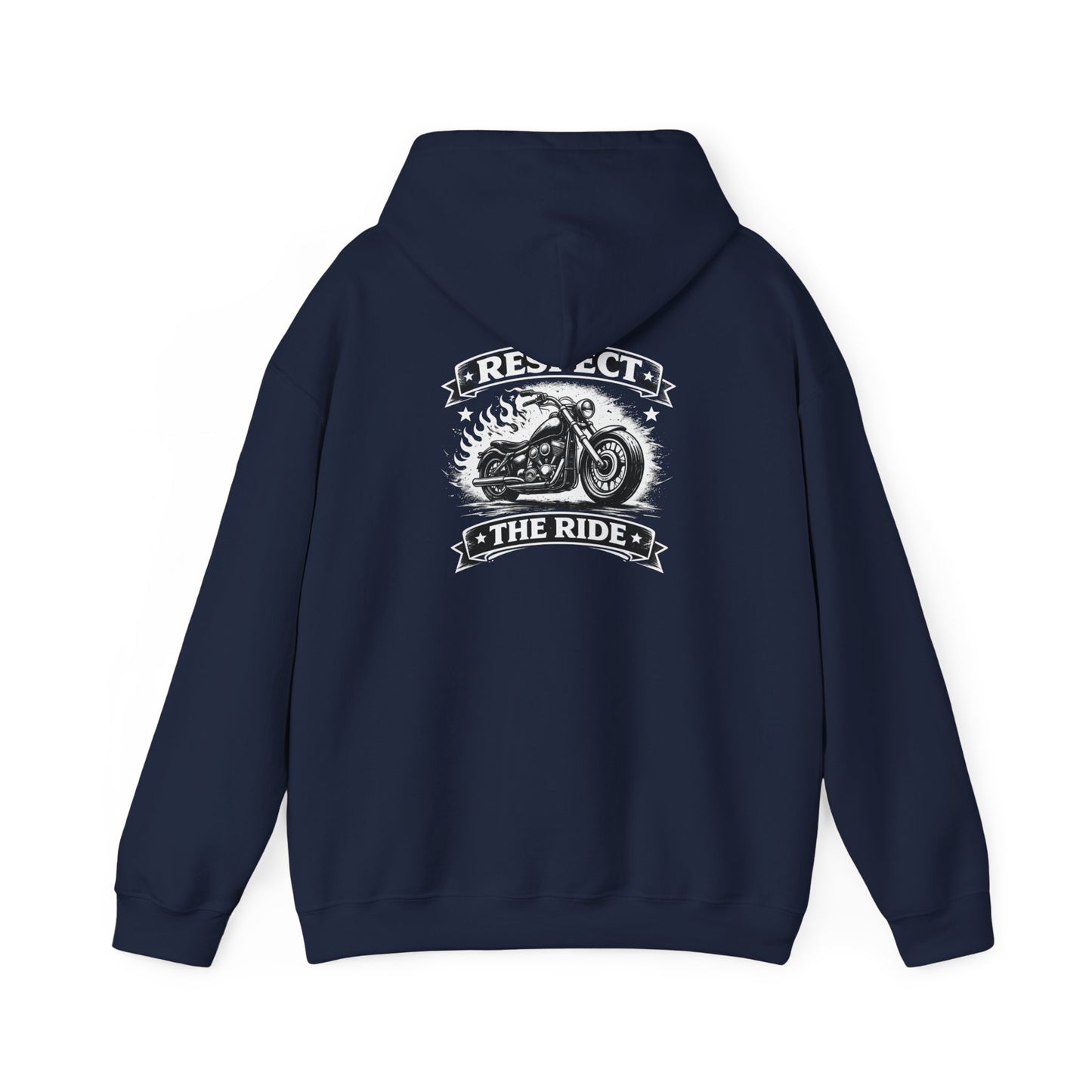 Respect The Ride Hoodie — Vintage Motorcycle Biker Pullover