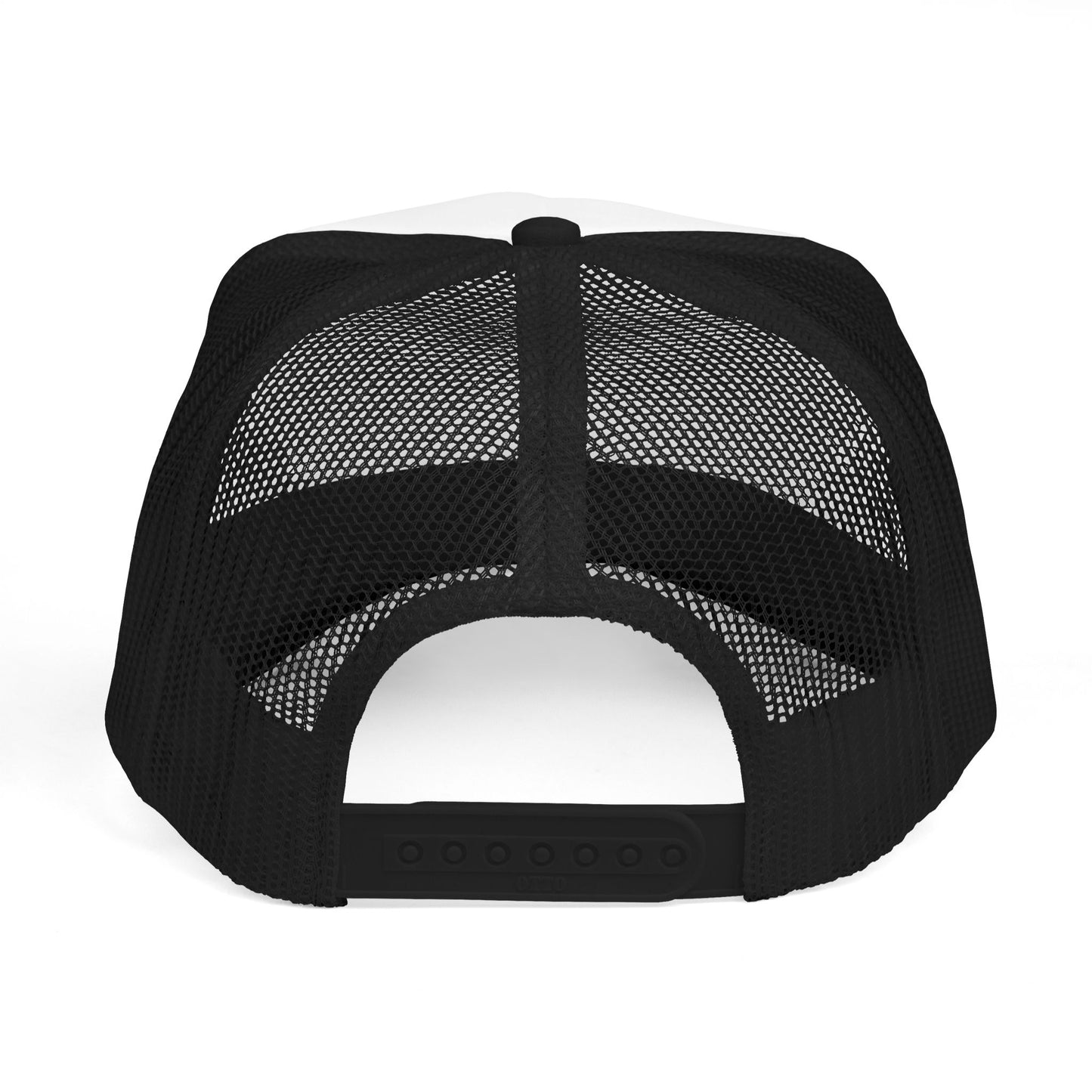 Just a Little Ray of Pitch Black-Embroidered Foam Trucker Hat