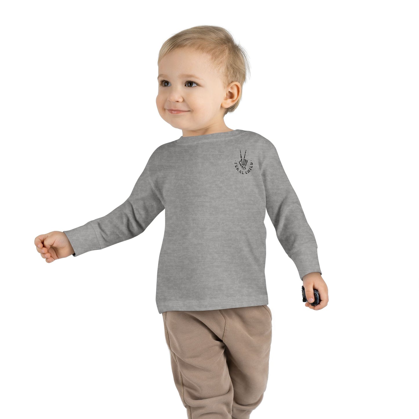 Somebody's Feral Child Toddler Long Sleeve Tee