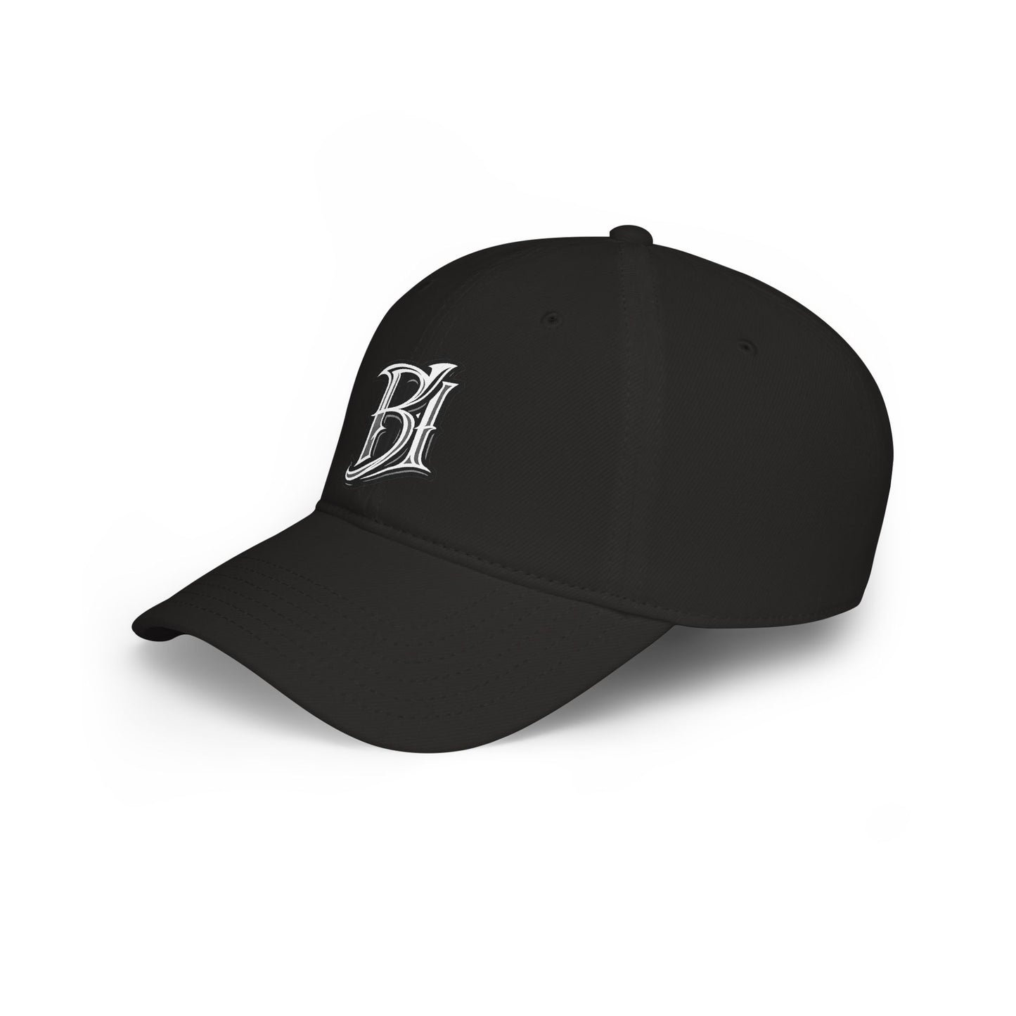 Embroidered 'B1' Low‑Profile Baseball Cap – Vintage Script Logo Hat