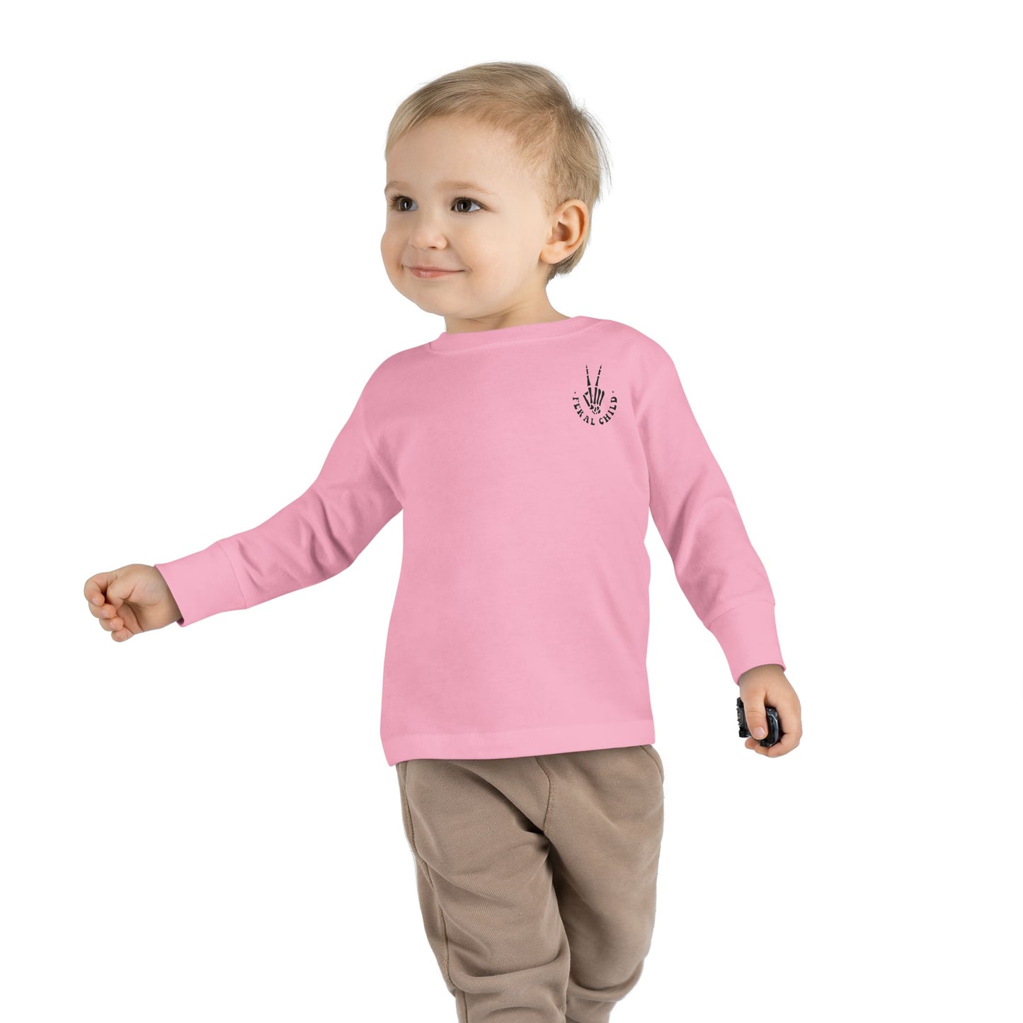 Somebody's Feral Child Toddler Long Sleeve Tee