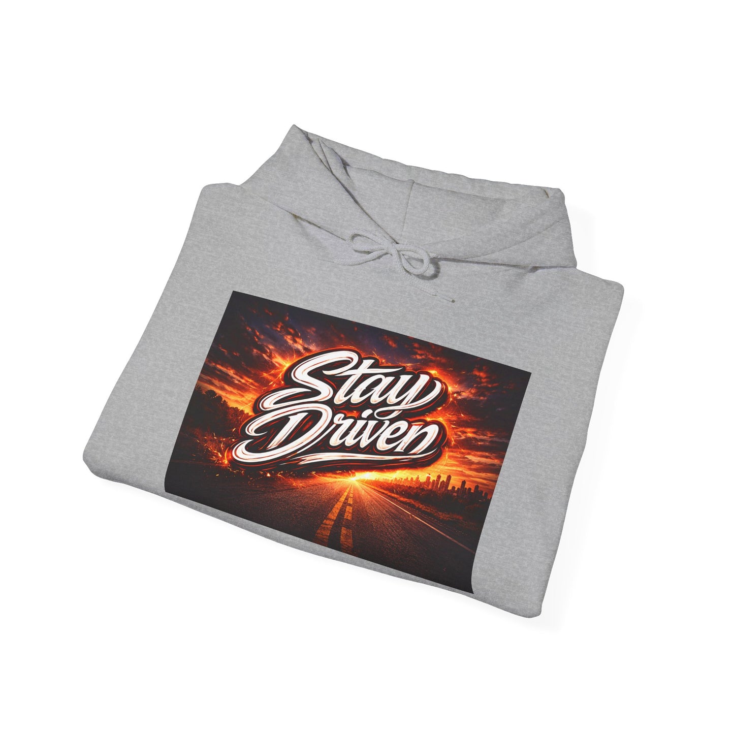 Stay Driven Hoodie – Motivational Road Trip Pullover