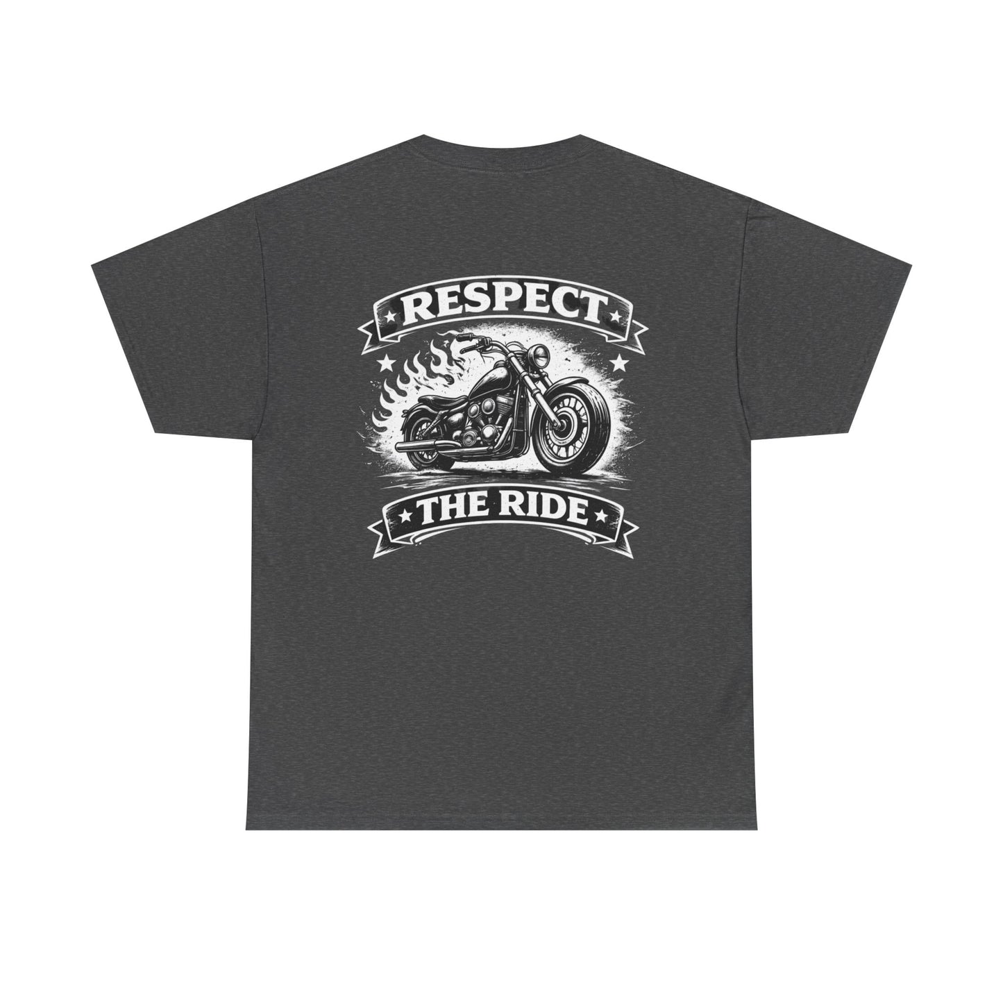Respect The Ride Motorcycle T‑Shirt — Biker Vintage Chopper Tee