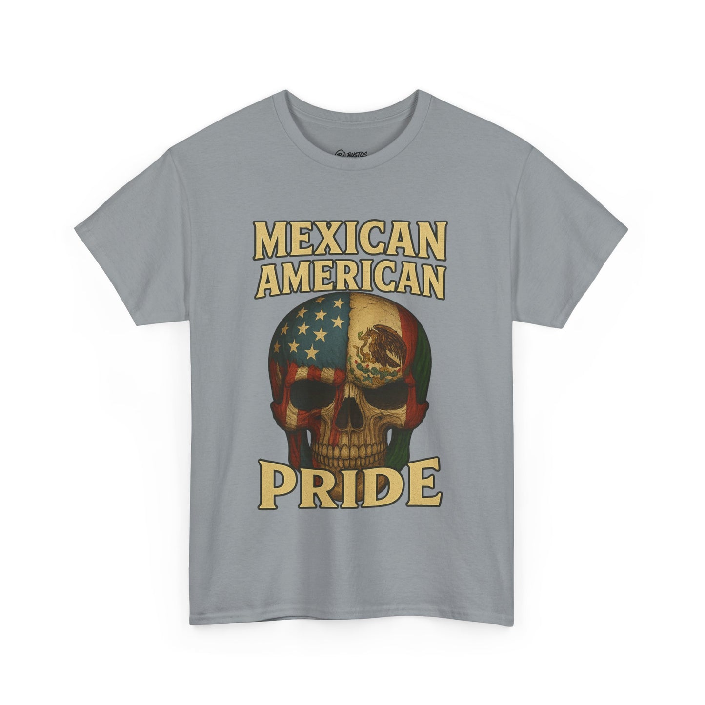 Mexican American Pride Tee, Unisex Heavy Cotton Tee for Celebrating Culture, Casual Everyday Wear, Gift for Holidays, Includes Unique [...]