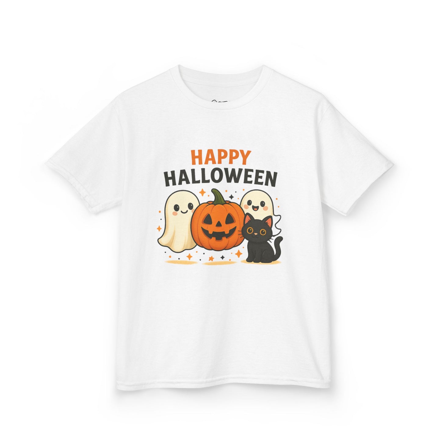Kids Halloween Tee, Fun Halloween Shirt, Ghosts and Pumpkin Design, Spooky Kids T-Shirt, Fall Festival Apparel, Halloween Costume Tee