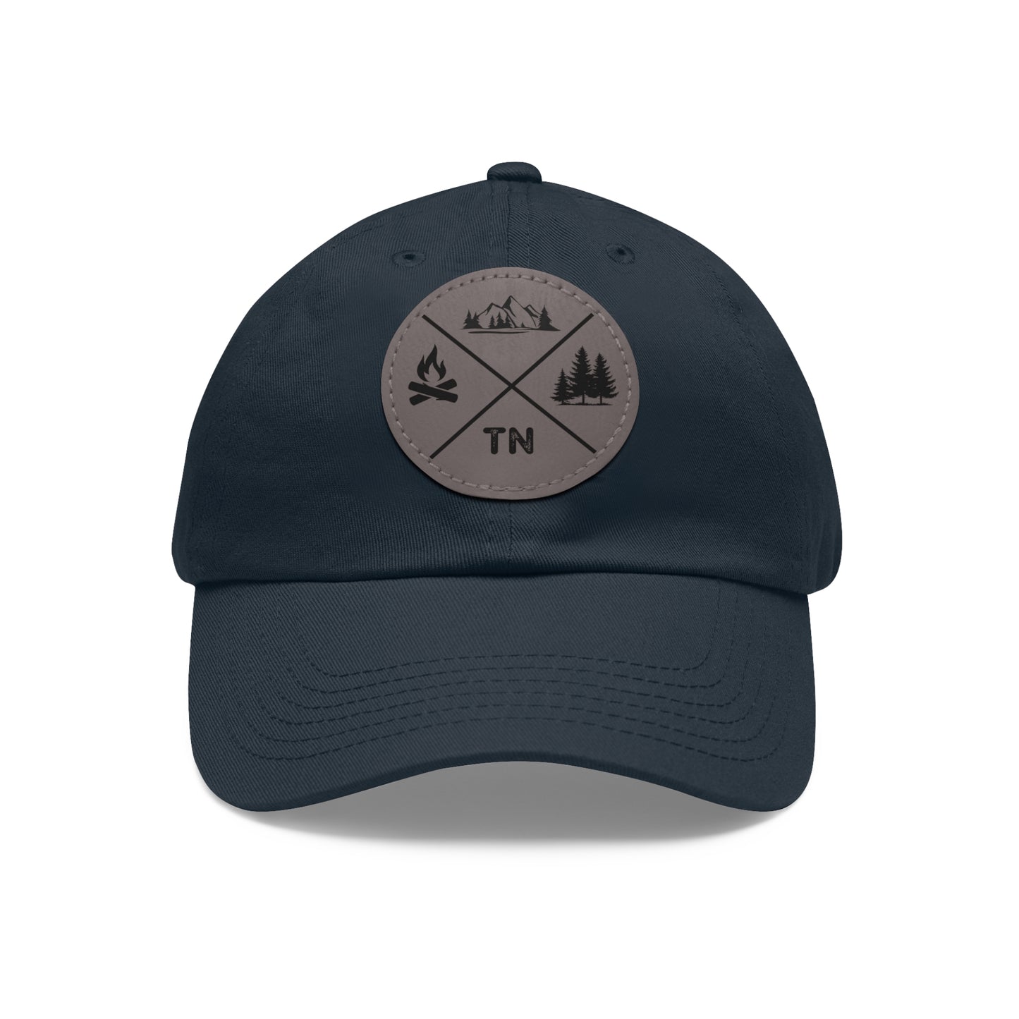 Hat with Leather Tennessee Outdoors Patch