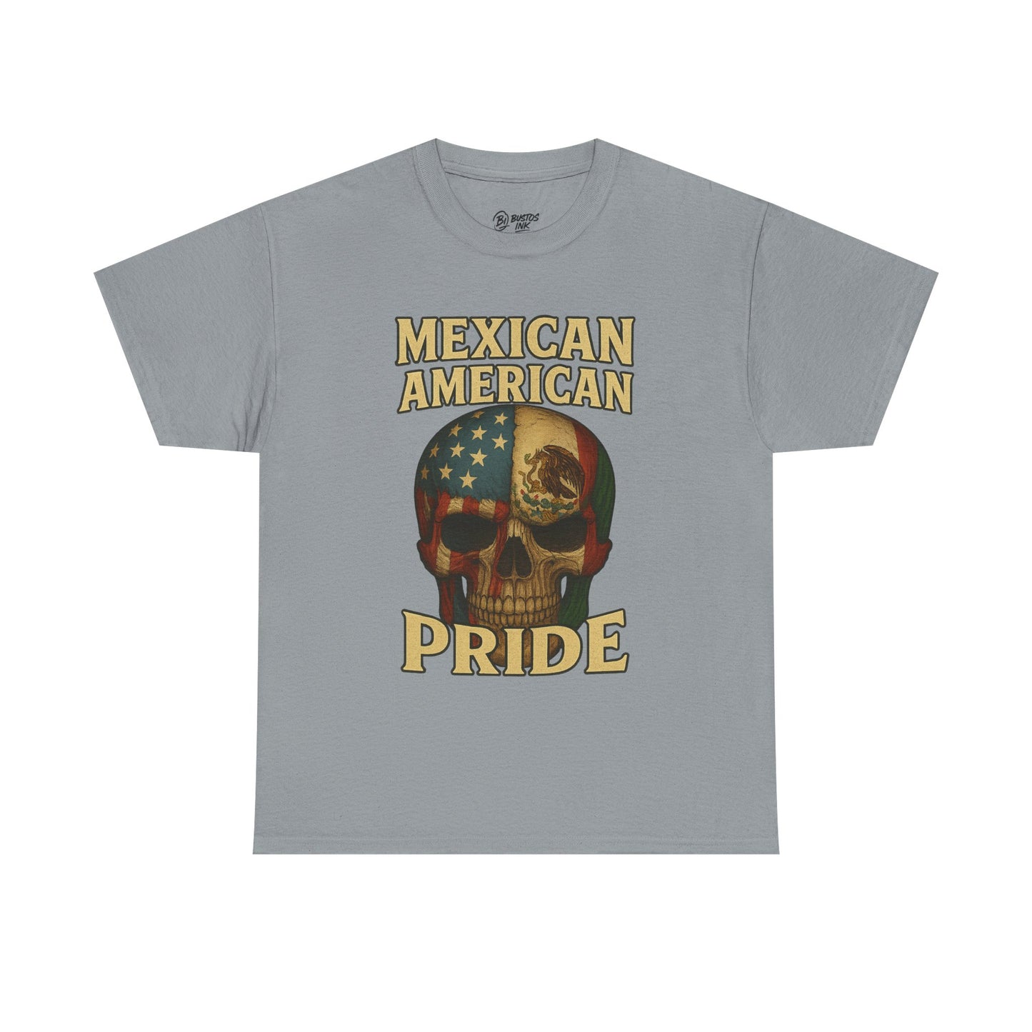 Mexican American Pride Tee, Unisex Heavy Cotton Tee for Celebrating Culture, Casual Everyday Wear, Gift for Holidays, Includes Unique [...]