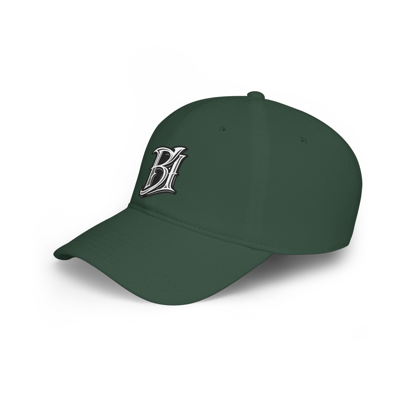 Embroidered 'B1' Low‑Profile Baseball Cap – Vintage Script Logo Hat