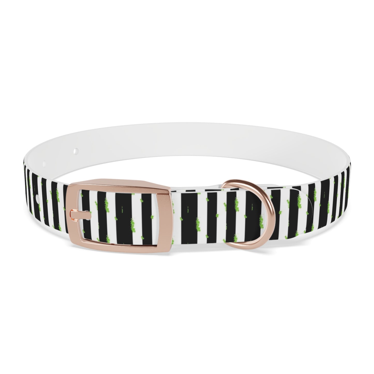Beetlejuice Style Dog Collar