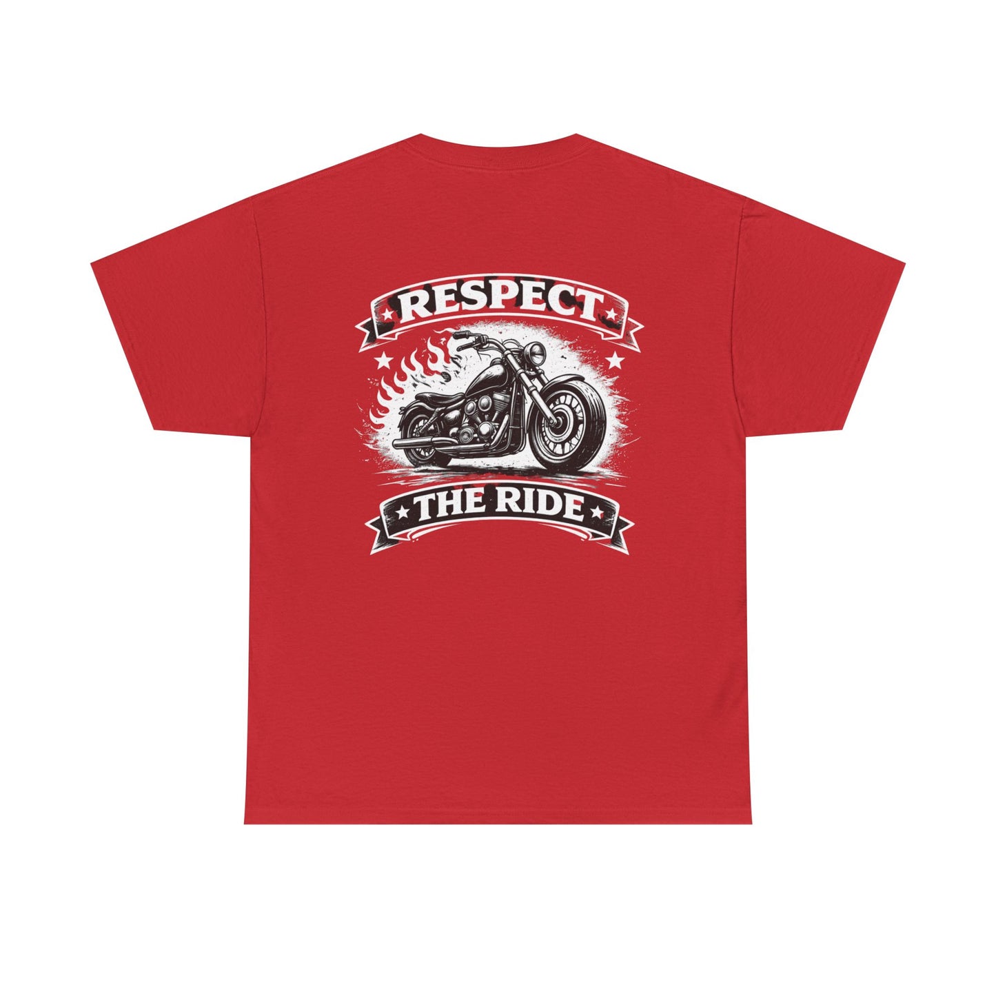 Respect The Ride Motorcycle T‑Shirt — Biker Vintage Chopper Tee