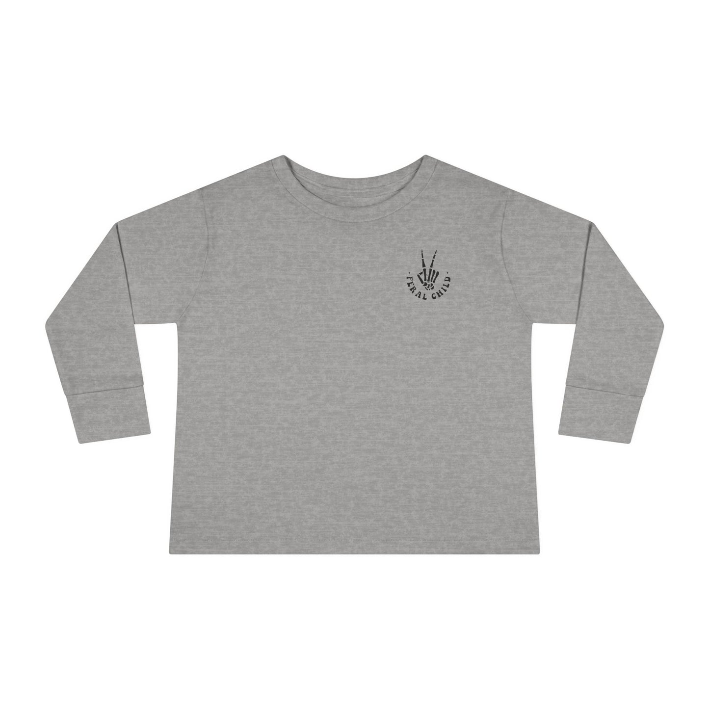 Somebody's Feral Child Toddler Long Sleeve Tee
