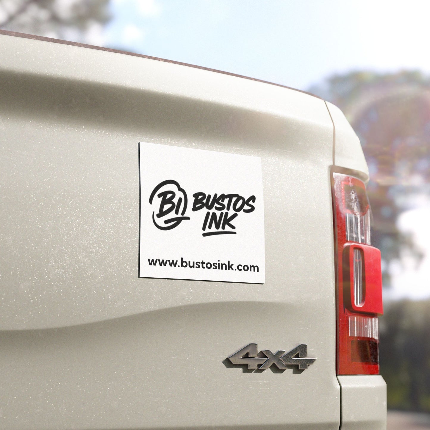 Bustos Ink Website Car Magnet