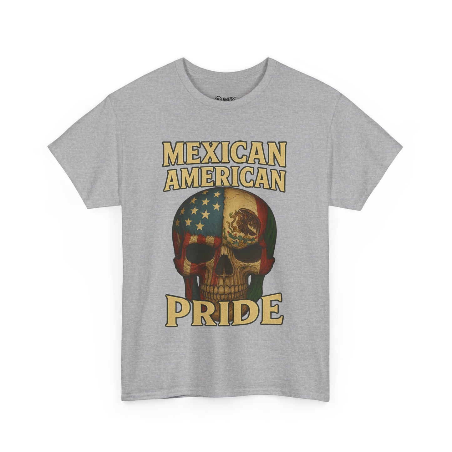 Mexican American Pride Tee, Unisex Heavy Cotton Tee for Celebrating Culture, Casual Everyday Wear, Gift for Holidays, Includes Unique [...]